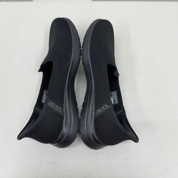 Skechers Slip Ins On the GO Flex Camellia Black Flats Shoes 138181 Womens sz 7.5 - Picture 6 of 8